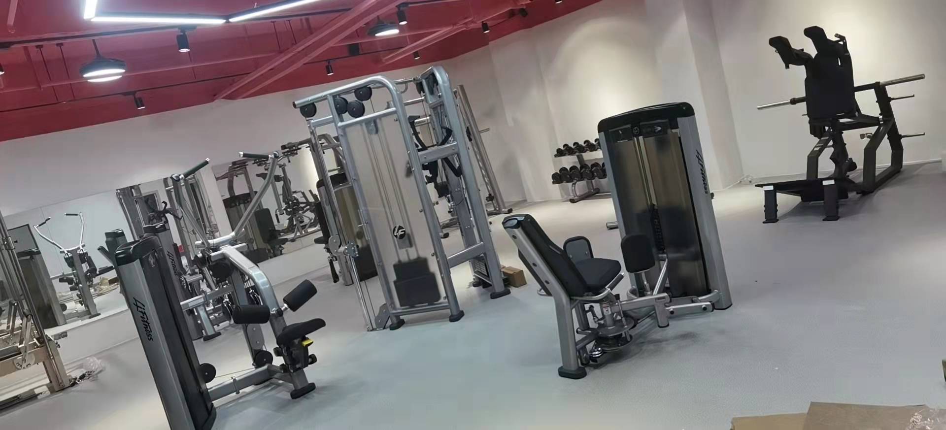 Indoor fitness center case for Singaporean clients.