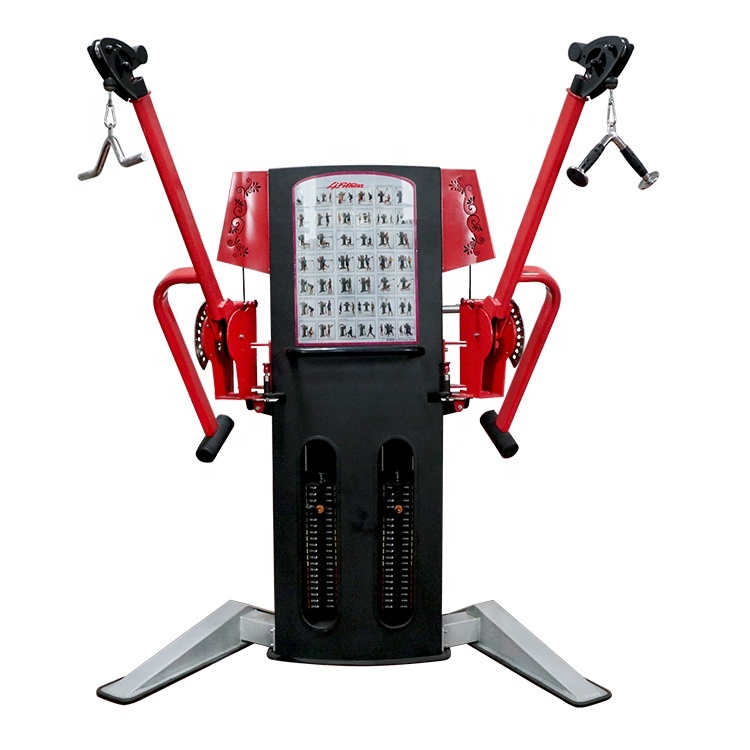 Free motion dual cable cross